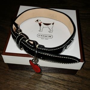 New Coach Limited Edition Patent Leather Collar Heart & Bone